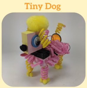 tiny robot dog