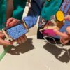 Photo of two kid-made robots