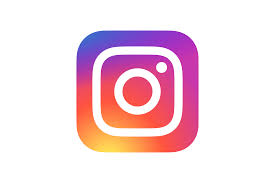 Logo for the company known as Instagram. A square with rounded sides with purple, red, orange and yellow. A white outline smaller square with a white outline circle inside and a white dot in the upper right.