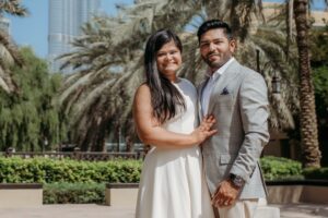 Photograph of Hiral and Imran