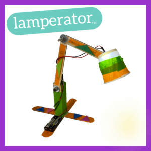 Photograph of a Lamperator robot