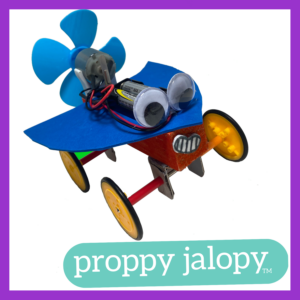 Photograph of a Proppy Jalopyrobot