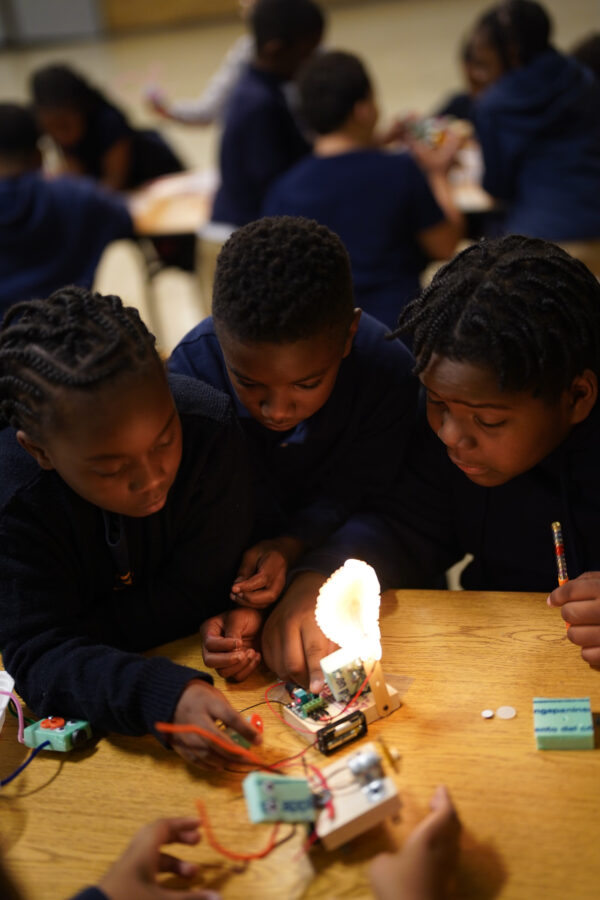 3rd and 4th grade students at J.S. Jenks Academy of the Arts and Sciences in Philly.