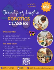 Abington Township Fall 2026 class flyer