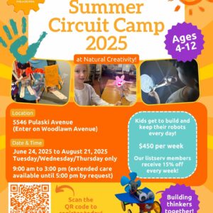 Natural Creativity Summer Circuits Camp flyer